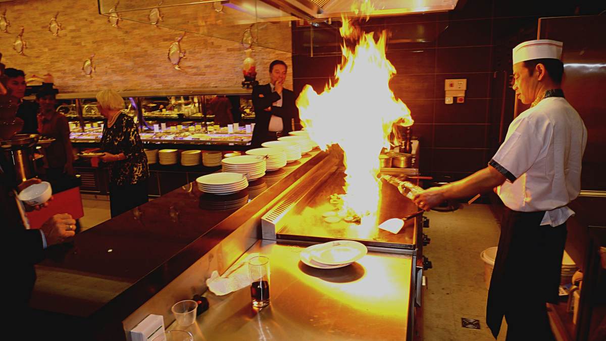 Mongolisches Live-Buffet